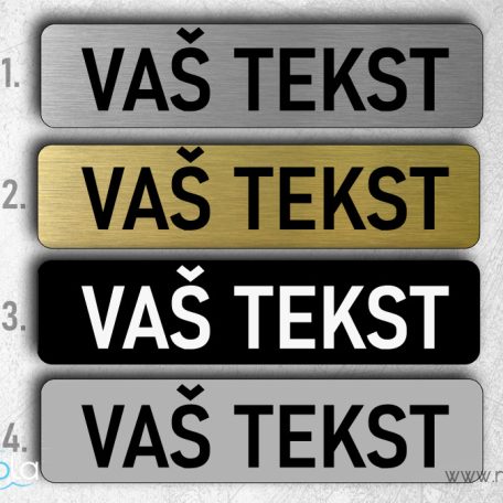 natpisne tablice - vas tekst