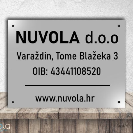 natpisna tabla za tvrtku srebrna2