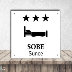 Tabla za sobe – bijela