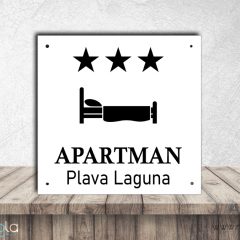 Tabla za apartman – bijela