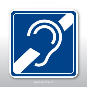 Oznaka pristupačnosti za gluhe osobe