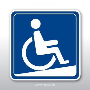 Oznaka pristupačne rampe za invalide