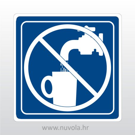 Naljepnica voda nije za piće