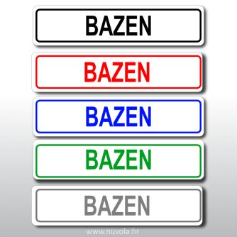 Naljepnica bazen