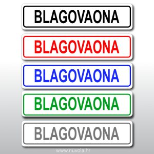 Naljepnica blagovaona