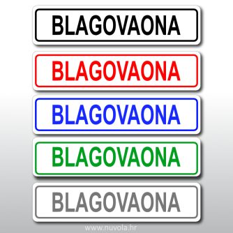 Naljepnica blagovaona