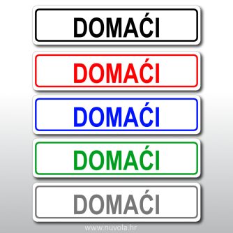 Naljepnica domaći