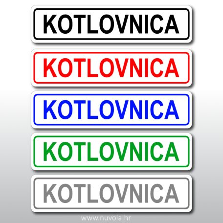 Naljepnica kotlovnica