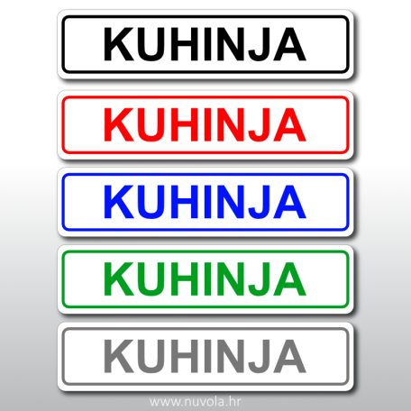 Naljepnica kuhinja