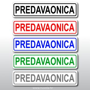 Naljepnica predavaonica