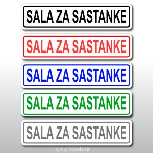 Naljepnica sala za sastanke