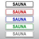 Naljepnica sauna