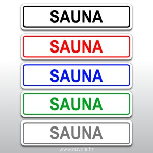 Naljepnica sauna