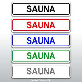 Naljepnica sauna