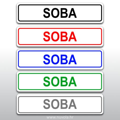 Naljepnica soba