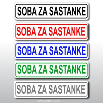 Naljepnica soba za sastanke