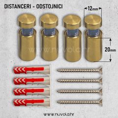 Distanceri odstojnici za table zlatni