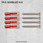 Tiple i vijci za montažu