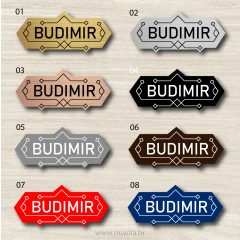 Natpisna pločica – modern