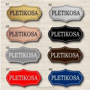 Natpisna pločica za vrata