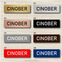 Gravirane natpisne plocice za vrata