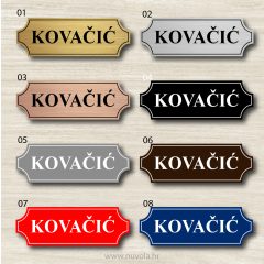 Retro natpisne pločice