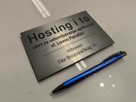 Gravirane table za tvrtke