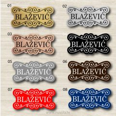 Natpisna tablica za vrata