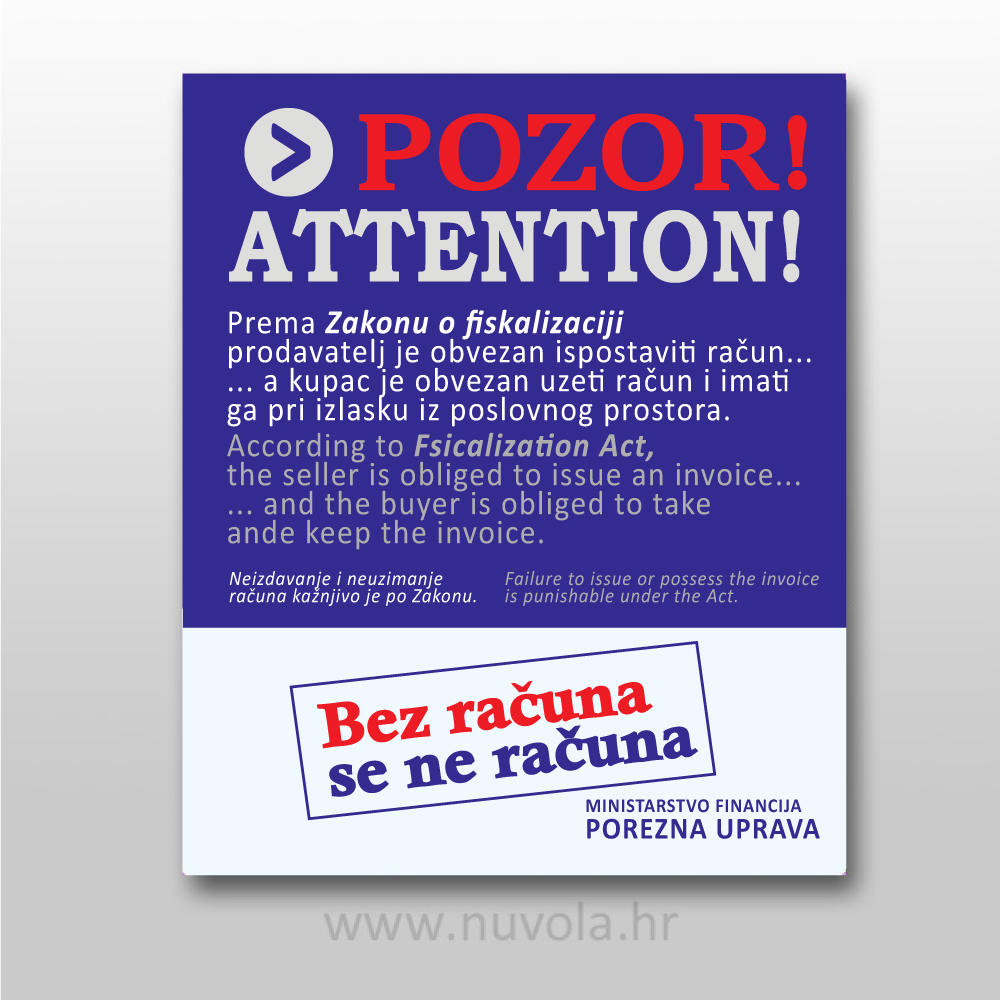 naljepnice bez računa se ne računa dvojezicna naljepnice bez računa se ne računa engleski