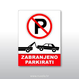 Zabranjeno parkirati oznaka