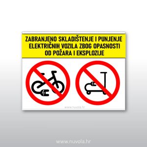 Zabranjeno skladistiti i parkirati električne romobile i bicikle
