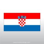 Naljepnica hrvatska zastava