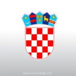 Naljepnica hrvatski grb