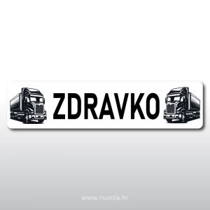 Personalizirane tablice za kamion