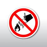 zabranjeno gasiti vatru vodom