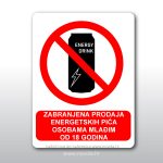 Zabranjena prodaja energetskih pica mladjima od 18 godina